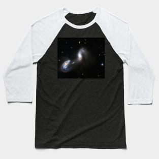 Hubble Snaps a Pair of Interacting Galaxies Baseball T-Shirt